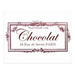 Chocolate lovers .... love this vintage French art Post Cards