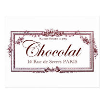 Chocolate lovers .... love this vintage French art Post Cards