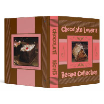 Chocolate Lover's Recipe Binder by jamiecreates1 Chocolate Lover's Recipe Binder
