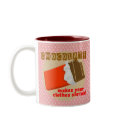 Chocolate Makes Your Clothes Shrink! mugs