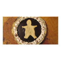 Chocolate Man Pie photo cards