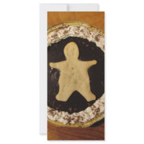Chocolate Man Pie rack cards