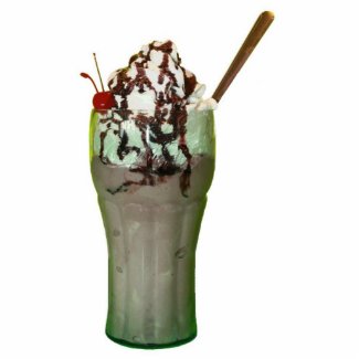 Chocolate Milkshake Magnet Photo Cut Out