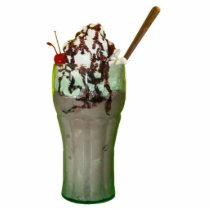 Chocolate Milkshake Pin Photo Cutouts