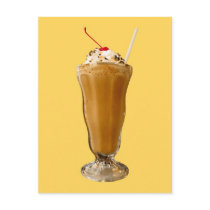 Chocolate Milkshake Post Card