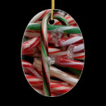 Chocolate Mint Candy Cane Ornament