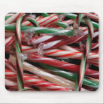 Chocolate Mint Candy Canes Mousepad
