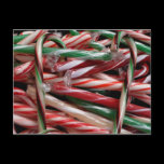 Chocolate Mint Candy Canes Postcard
