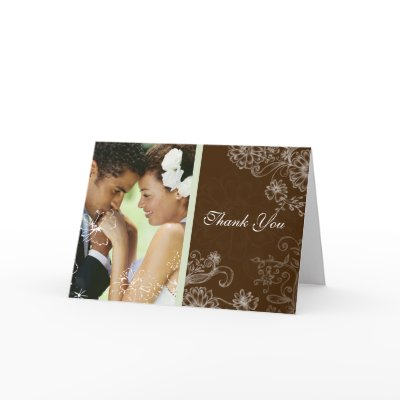 Chocolate Mint - Wedding Cards