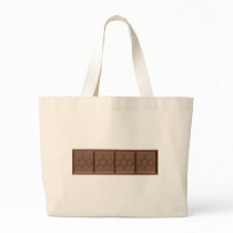 Chocolate Molecule Tote Bags