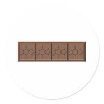 Chocolate Molecule stickers