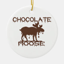 Chocolate Moose Christmas Tree Ornaments
