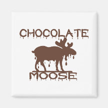 Chocolate Moose Fridge Magnets