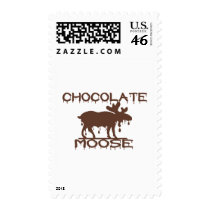 Chocolate Moose Postage Stamp