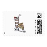 chocolate mousse dessert postage