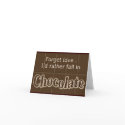 Chocolate notecard by slamdunksapparel Chocolate notecard