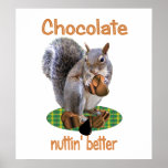 Chocolate Nut Print