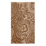 Chocolate Paisley Business Card Templates