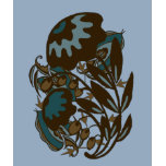 Chocolate Paisley Flower Shirt