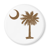 Chocolate Palmetto magnets
