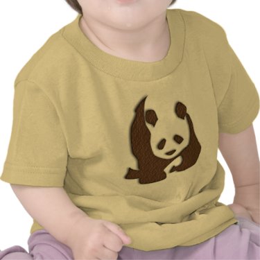 Chocolate Panda infant t-shirt