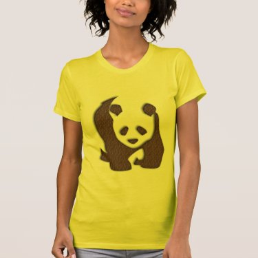 Chocolate Panda ladies t-shirt