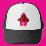 Chocolate Peppermint Cupcake Mesh Hat