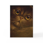 CHOCOLATE PERSIAN CAT HOLIDAY Card