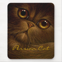 CHOCOLATE PERSIAN CAT Mousepad