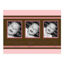 Chocolate & Pink Hearts postcards