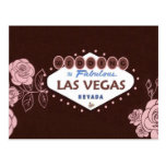 CHOCOLATE PINK ROSE LAS VEGAS WEDDING Postcard