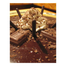 Chocolate Pocky Pie Letterhead Template