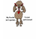 Chocolate Poodle Shirt by Tinibaybeez Chocolate Poodle Shirt
