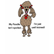 Chocolate Poodle Shirt by Tinibaybeez Chocolate Poodle Shirt