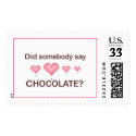 chocolate postage by CBKarasik chocolate postage