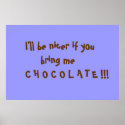Chocolate posters