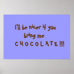Chocolate Posters
