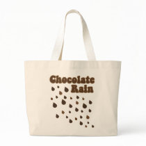 Chocolate Rain Inundation Canvas Bags