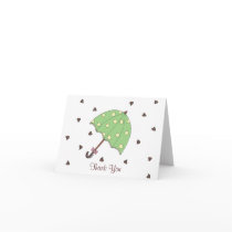 Chocolate Rain Thank You Notes Cards
