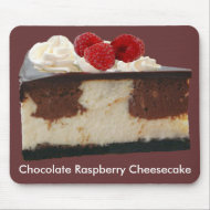 Chocolate Raspberry Cheesecake mousepad