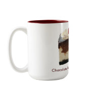 Chocolate Raspberry Cheesecake mug
