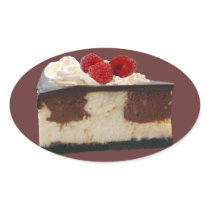 Chocolate Raspberry Cheesecake Sticker