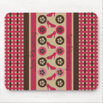 Chocolate Raspberry Flirty Just Browsing Mousepad mousepads