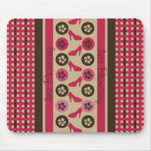 Chocolate Raspberry Flirty Just Browsing Mousepad