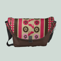 Chocolate Raspberry Flirty Messenger Bag messenger bags