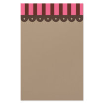 Chocolate Retro Stationery