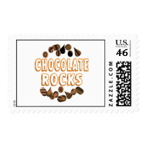 Chocolate Rocks Postage Stamp