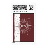 Chocolate Romantic Rosette - Customized Stamps