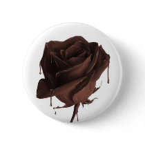 Chocolate Rose Button by zzzzz4512 Chocolate Rose Button