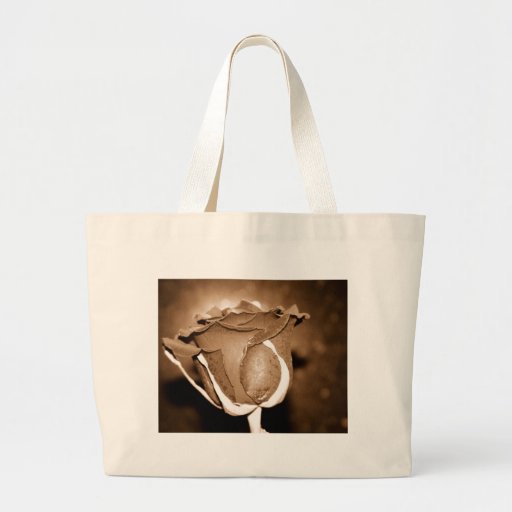 Chocolate Rose Canvas Bag